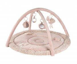 babyFEHN Lazy, Crazy & Pink 042184 - 3-D-activity quilt flamingo