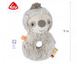 babyFEHN Lazy, Crazy & Pink 042238 - Soft ring rattle sloth thumb 3
