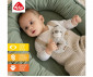 babyFEHN Lazy, Crazy & Pink 042238 - Soft ring rattle sloth thumb 4