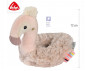 babyFEHN Lazy, Crazy & Pink 042245 - Soft ring rattle flamingo thumb 3