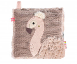 babyFEHN Lazy, Crazy & Pink 042450 - Cherry stone cushion flamingo