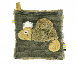 babyFEHN Lazy, Crazy & Pink 042467 - Cherry stone cushion chameleon