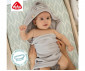 babyFEHN Lazy, Crazy & Pink 042474 - Hooded bath towel sloth thumb 4