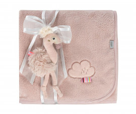 babyFEHN Lazy, Crazy & Pink 042542 - Cuddleblanket flamingo