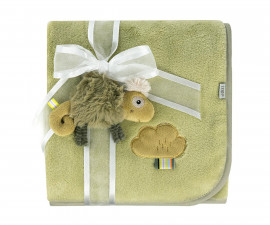 babyFEHN Lazy, Crazy & Pink 042559 - Cuddleblanket chameleon