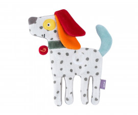 babyFEHN fehnNATUR dog Dotty 044034 - Crinkle dog NATUR