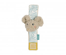 babyFEHN FredErik 039207 - Wrist rattle elephant