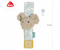 babyFEHN FredErik 039207 - Wrist rattle elephant thumb 3