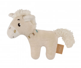 babyFEHN fehnNATUR Pferdinand 041088 - Mini rattle horse NATUR