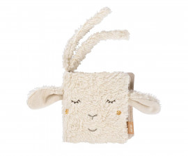 babyFEHN FehnNATUR 046076 - Soft book sheep NATUR