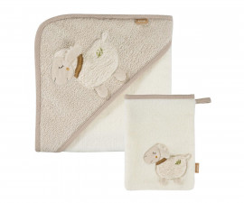 babyFEHN FehnNATUR 046151 - Bathing set sheep NATUR