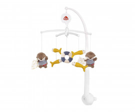 babyFEHN Otter Theo 047059 - Musical mobile otter