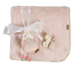 babyFEHN fehnLand 045192 - Cuddle Blanket Bird