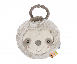 babyFEHN Lazy, Crazy & Pink 042290 - Soft book sloth