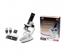 Образователни играчки Eastcolight - Комплект с микроскоп 100х200х450Х 8009