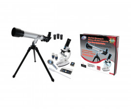 Образователни играчки Eastcolight - Комплект микроскоп с телескоп 8015