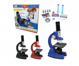 Образователни играчки Eastcolight - Микроскоп син 100х450х900Х 21311