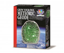 Образователни игри за сглобяване Eastcolight - Направи си сам: Кристална геода, зелена 36123