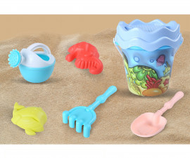 Кофичка за игра в пясъчника с формички, 22 см, морско дъно 430983T