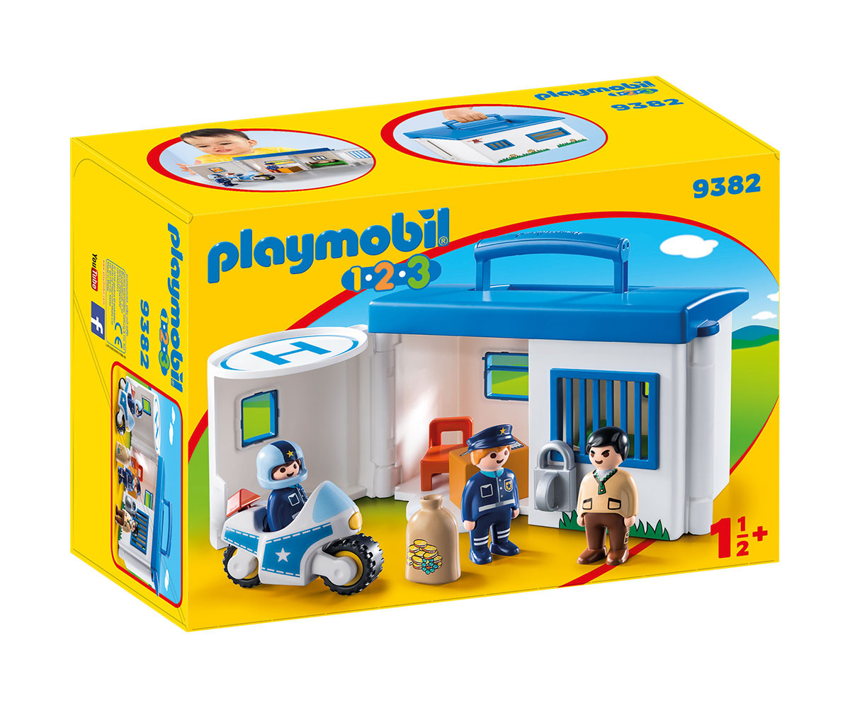 Детска играчка - Playmobil - Преносимо полицейско управление