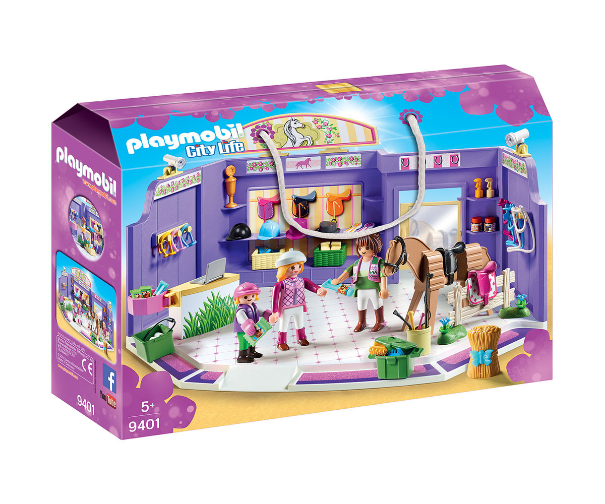 Детска играчка - Playmobil - Магазин за аксесоари за коне