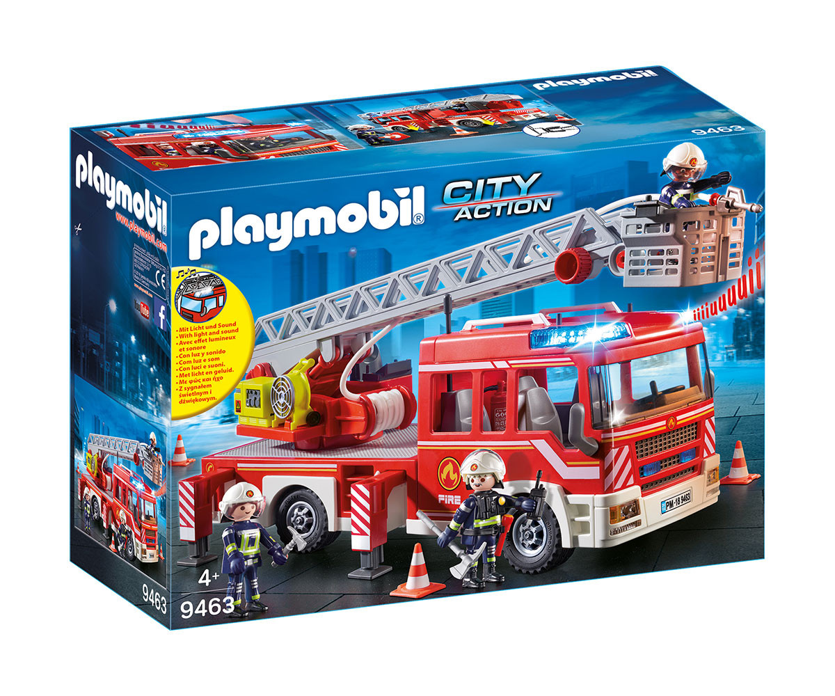 Детска играчка - Playmobil - Пожарна кола със стълба