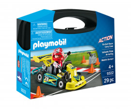 Детска играчка - Playmobil - Преносимо куфарче Картинг