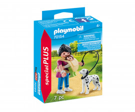 Конструктор за деца Майка с бебе и куче Playmobil 70154