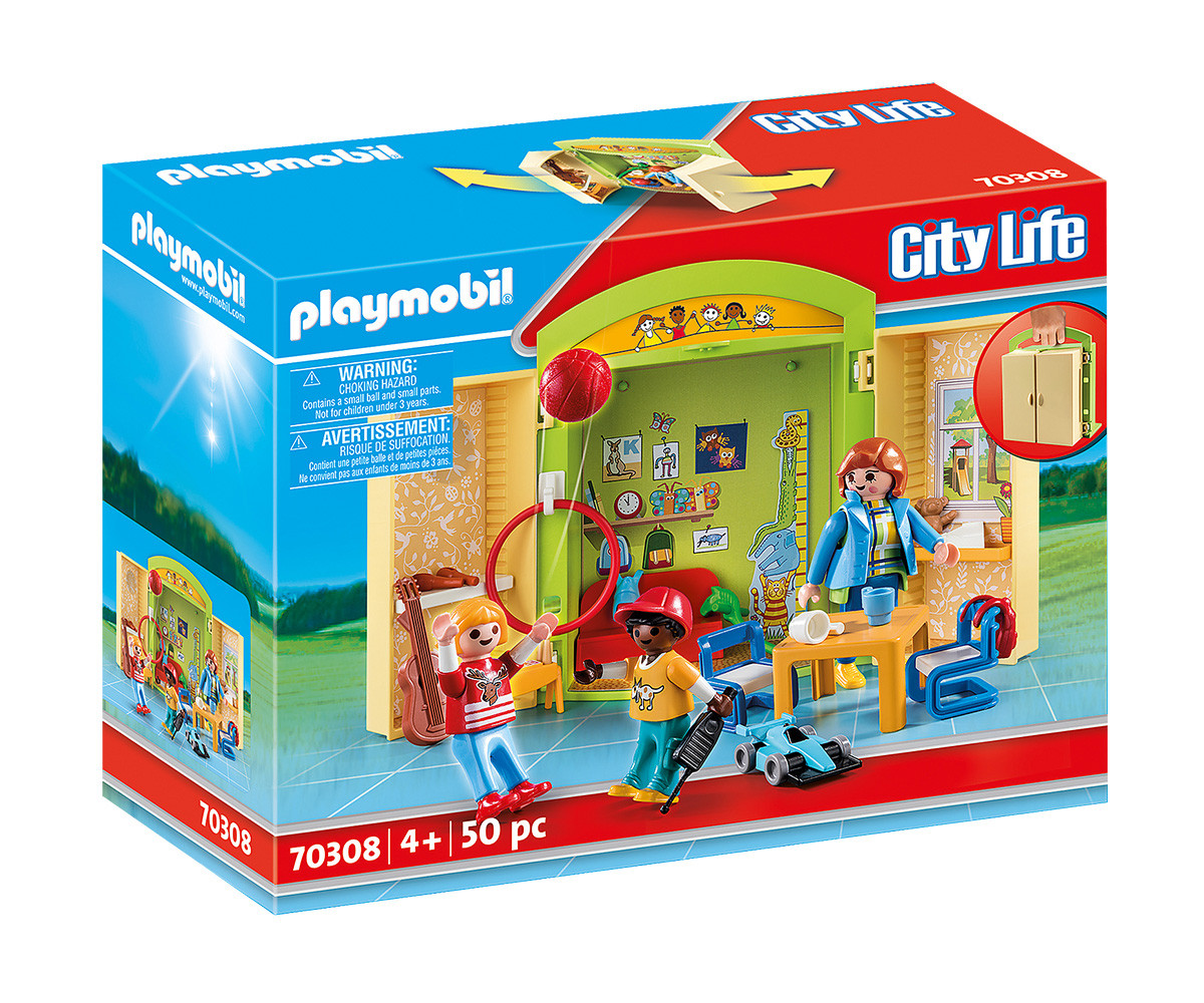 Детски конструктор Playmobil - 70308, серия City Life