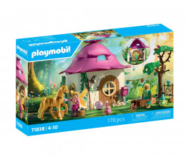 Playmobil 71838 - Cozy Fairy Home with Golden Unicorn