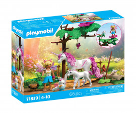 Playmobil 71839 - Magical Unicorn Stable for Mother and Foal