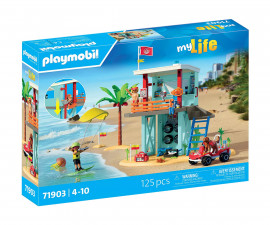 Playmobil 71903 - Lifeguard Tower with Beach Buggy