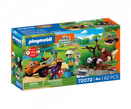 Playmobil 72072 - Zoo: Zookeeper with vehicle
