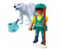 Playmobil 72090 - Zoo: Polar Bear and Zookeeper thumb 2