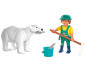 Playmobil 72090 - Zoo: Polar Bear and Zookeeper thumb 3