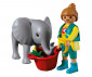 Playmobil 72092 - Zoo: Baby Elephant and Zookeeper thumb 2