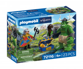 Playmobil 72116 - Troll with Lion Knight Treasure