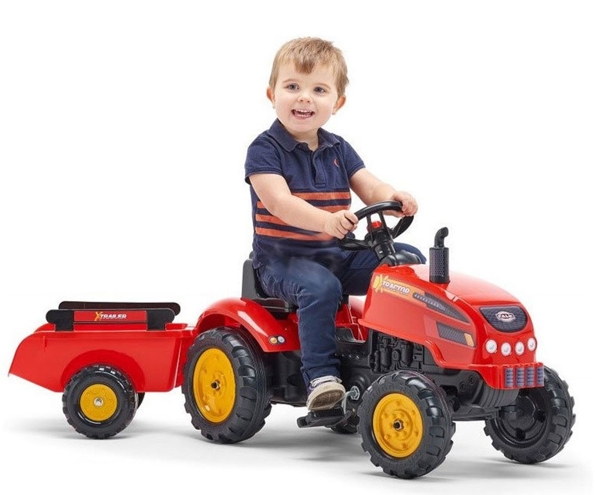 Трактор Falk X, с ремарке | КОМСЕД