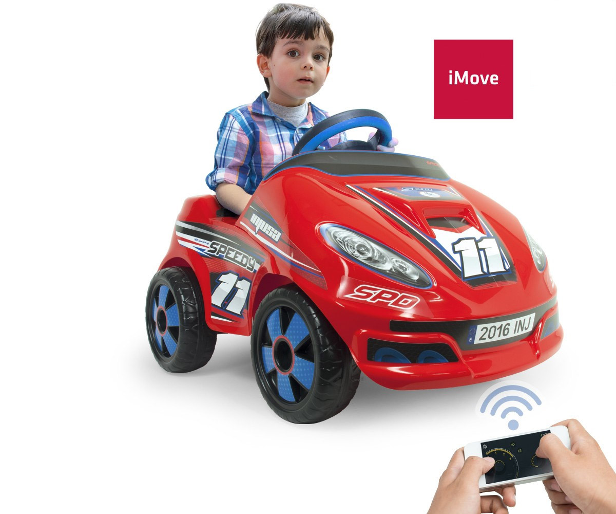 детски автомобил Injusa - Speedy iMove 6V, за момче и момиче