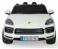Електрическа кола Porsche Cayenne S за две деца Injusa, с родителски контрол и батерия 12V, бяла 719 thumb 5