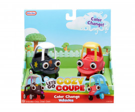 Игрален комплект за деца Cozy Coupe: Комплект от 2 колички с промяна на цвета Little Tikes 661273