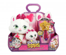 Забавна плюшена играчка за момичета Shimmer Stars - Мама и бебе коте 30031SHSZ01100.001U