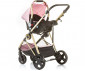 Бебешко столче/кошница за автомобил за новородени бебета с тегло до 13кг. с адаптори Chipolino Сенси, розово STKSE1803PM thumb 2