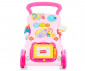 Бебешка музикална играчка на колела за прохождане Chipolino Funny, розова MIK02005FNP thumb 2