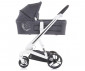 Комбинирана бебешка количка с бяла рама Chipolino Електра 3в1, сребро KKEL0211WSL thumb 3