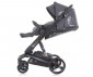 Комбинирана бебешка количка с черна рама Chipolino Електра 3в1, сребро KKEL0213BSL thumb 10