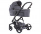 Комбинирана бебешка количка с черна рама Chipolino Електра 3в1, сребро KKEL0213BSL thumb 2
