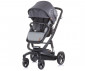 Комбинирана бебешка количка с черна рама Chipolino Електра 3в1, сребро KKEL0213BSL thumb 4