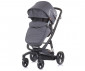 Комбинирана бебешка количка с черна рама Chipolino Електра 3в1, сребро KKEL0213BSL thumb 5