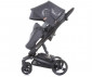 Комбинирана бебешка количка с черна рама Chipolino Електра 3в1, сребро KKEL0213BSL thumb 9